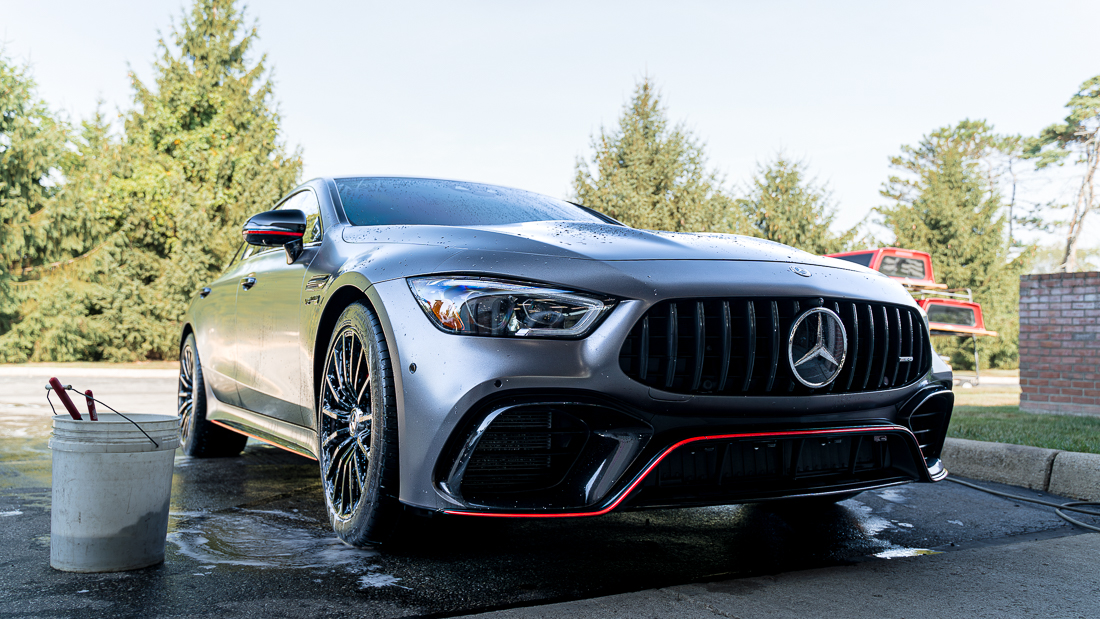 Matte grey GT63S V8 biturbo 4matic detail