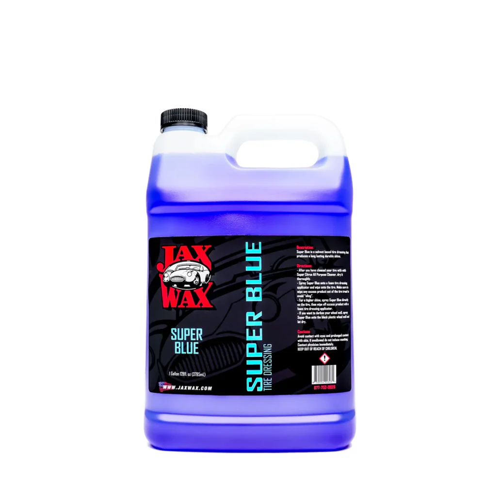 JaxWax Super Blue Solvent Based Tire Dressing