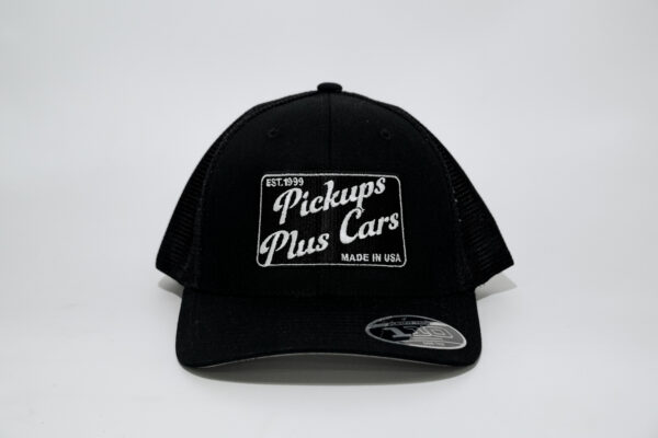 Black Pickups Plus Cars Heritage snapback hat